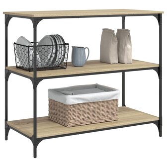 Keukentrolley 102x50x95 cm bewerkt hout sonoma eikenkleurig 5