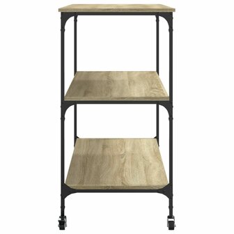 Keukentrolley 102x50x95 cm bewerkt hout sonoma eikenkleurig 8