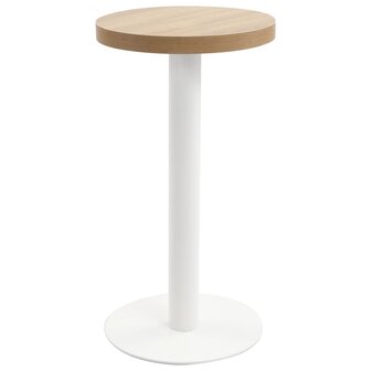 Bistrotafel 40 cm MDF lichtbruin 1