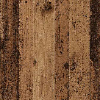 Bistrotafel 60x60x75 cm bewerkt hout oud houtkleurig 8