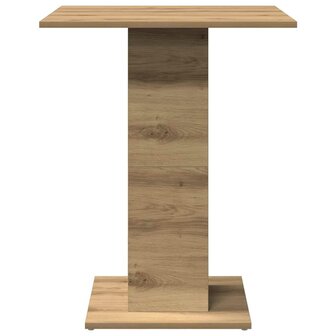 Bistrotafel 60x60x75 cm spaanplaat artisanaal eikenkleurig 5