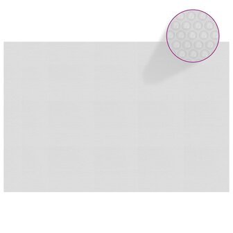 Zwembadfolie solar drijvend 300x200 cm PE grijs 1