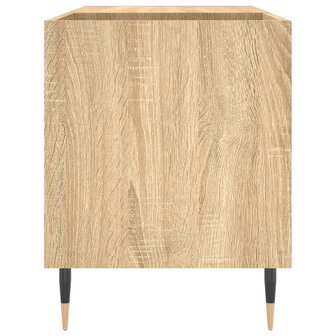 Platenkast 85x38x48 cm bewerkt hout sonoma eikenkleurig 5
