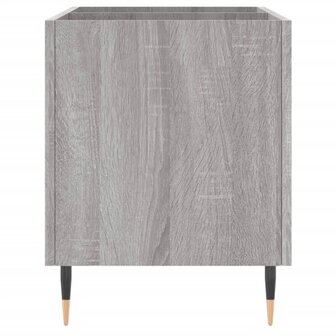 Platenkast 74,5x38x48 cm bewerkt hout grijs sonoma eikenkleurig 5
