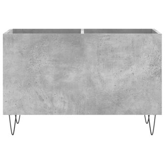 Platenkast 74,5x38x48 cm bewerkt hout betongrijs 4