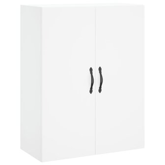 Wandkast 69,5x34x90 cm bewerkt hout wit 2
