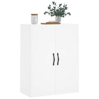 Wandkast 69,5x34x90 cm bewerkt hout wit 4