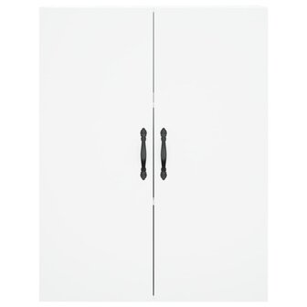 Wandkast 69,5x34x90 cm bewerkt hout wit 7