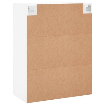 Wandkast 69,5x34x90 cm bewerkt hout wit 9