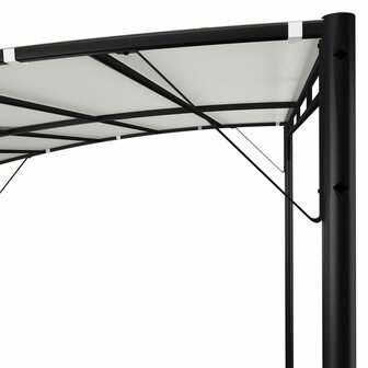 Zonneluifel 3x3x2,55 m cr&egrave;mekleurig 5