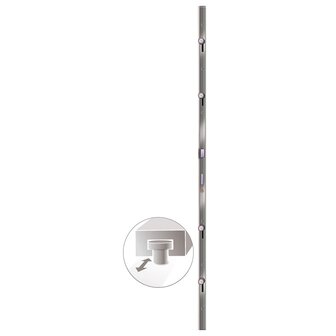 Voordeur 98x200 cm PVC antracietkleurig 6