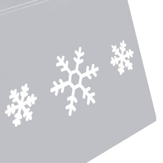 Kerstboomrok &Oslash;68x25 cm zilverkleurig en wit 6