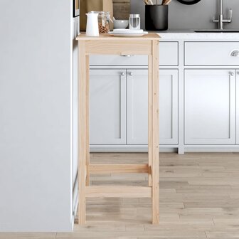 Bartafel 50x50x110 cm massief grenenhout 1