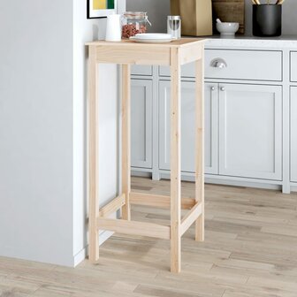 Bartafel 50x50x110 cm massief grenenhout 3