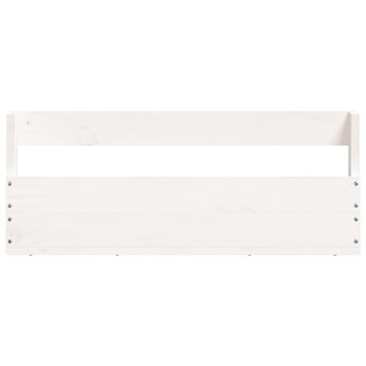 Schoenenrekken 2 st 59x9x23 cm massief grenenhout wit 6