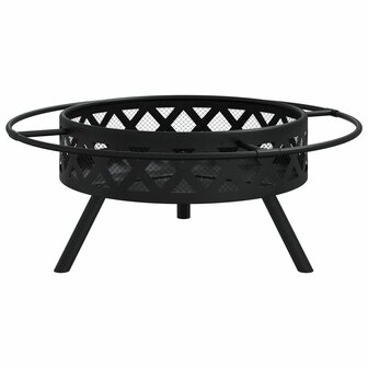 Vuurplaats met pook XXL 70 cm staal 4