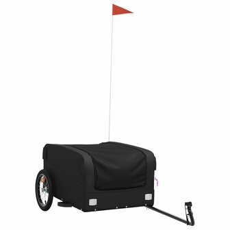 Fietstrailer 45 kg ijzer zwart 2