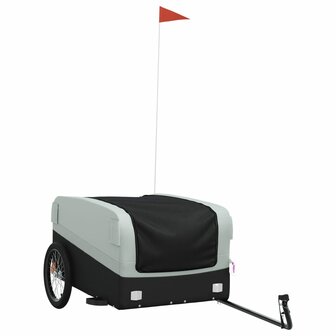 Fietstrailer 45 kg ijzer zwart en grijs 2