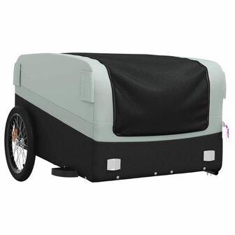 Fietstrailer 45 kg ijzer zwart en grijs 4