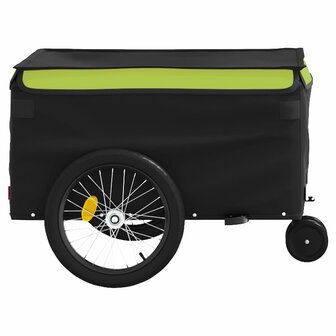 Fietstrailer 30 kg ijzer zwart en groen 7
