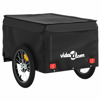 Fietstrailer 45 kg ijzer zwart 8