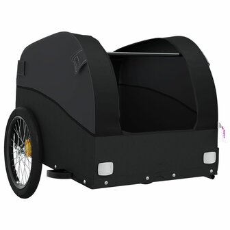 Fietstrailer 30 kg ijzer zwart 5