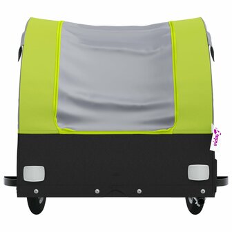 Fietstrailer 30 kg ijzer zwart en groen 6