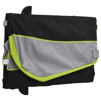 Fietstrailer 30 kg ijzer zwart en groen 9