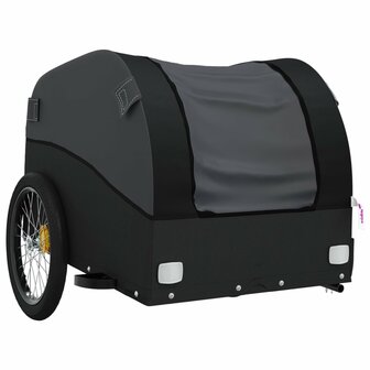 Fietstrailer 45 kg ijzer zwart 4