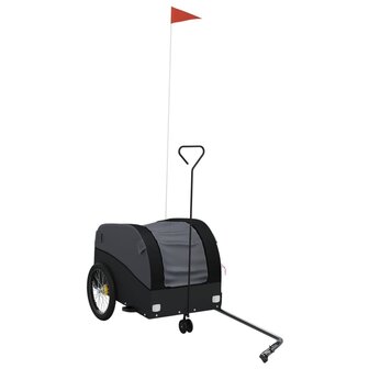 Fietstrailer 30 kg ijzer zwart 2