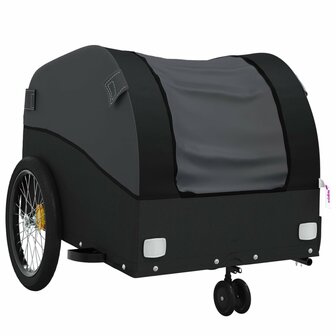 Fietstrailer 30 kg ijzer zwart 4