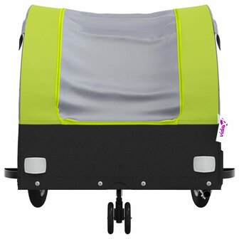 Fietstrailer 30 kg ijzer zwart en groen 6
