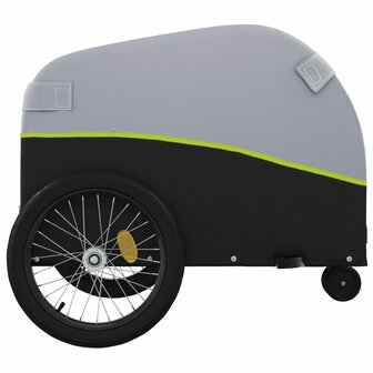 Fietstrailer 30 kg ijzer zwart en groen 7