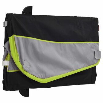 Fietstrailer 30 kg ijzer zwart en groen 9