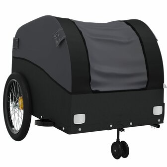 Fietstrailer 45 kg ijzer zwart 4