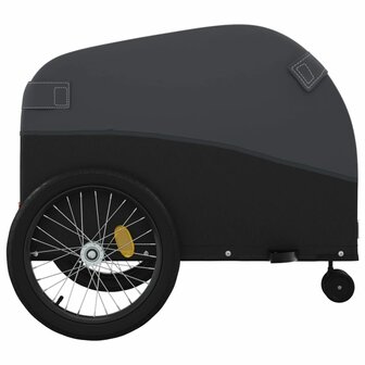 Fietstrailer 45 kg ijzer zwart 7