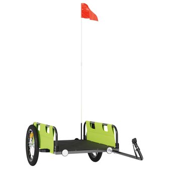 Fietstrailer oxford stof en ijzer groen 2