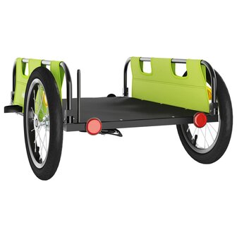Fietstrailer oxford stof en ijzer groen 7