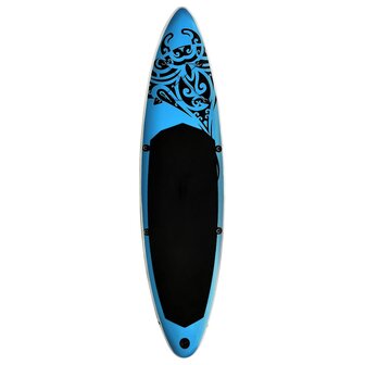 Stand Up Paddleboardset opblaasbaar 366x76x15 cm blauw 4