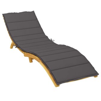 Ligbedkussen 200x70x3 cm oxford stof antracietkleurig 3