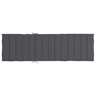 Ligbedkussen 200x70x3 cm oxford stof antracietkleurig 5