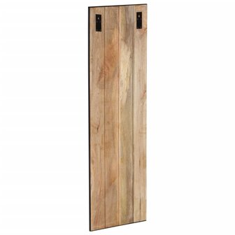 Kapstok 35x8x110 cm massief ruw mangohout 3