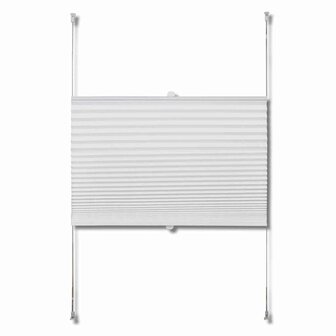 Pliss&eacute;jaloezie 40x125 cm wit 4