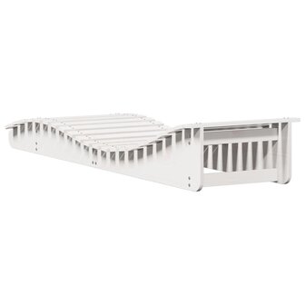 Ligbed 205x60x31,5 cm massief grenenhout wit 6