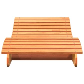 Ligbed 205x70x31,5 cm massief grenenhout wasbruin 4