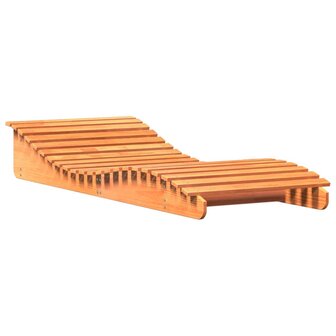 Ligbed 205x80x31,5 cm massief grenenhout wasbruin 2
