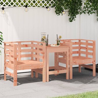 Tuinstoelen 2 st 61,5x53x71 cm massief douglashout 1
