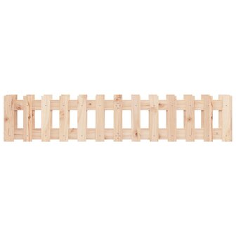 Plantenbak verhoogd met hekontwerp 150x30x30 cm grenenhout 5