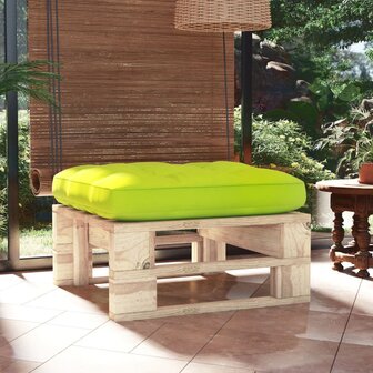 Tuinhocker pallet ge&iuml;mpregneerd grenenhout 1