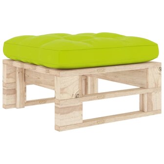Tuinhocker pallet ge&iuml;mpregneerd grenenhout 2